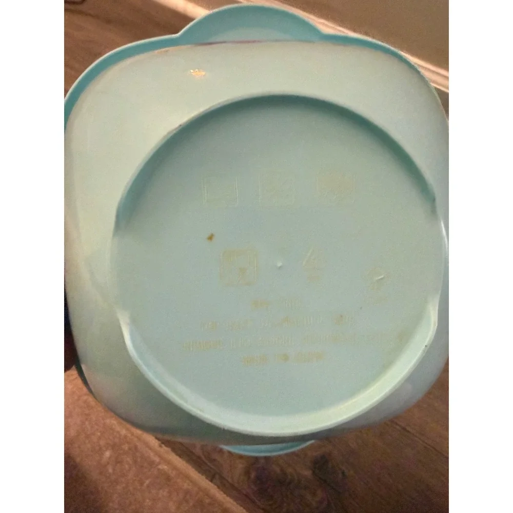 The Pioneer Woman Nesting Mixing Bowls 4pc‎ Set Blue Floral Rose Good no lid